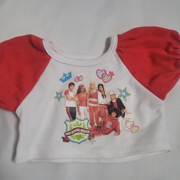 BAB Build A Bear Girl Clothing Lot of 5 Pieces High School Musical Red Hoodie - Picture 8 of 10